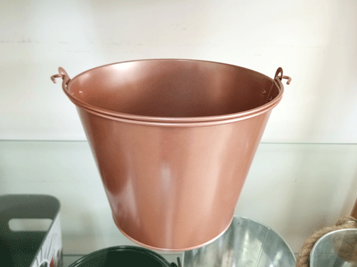 Tin ice bucket