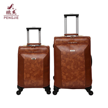 Good looking style PU leather large capacity luggage