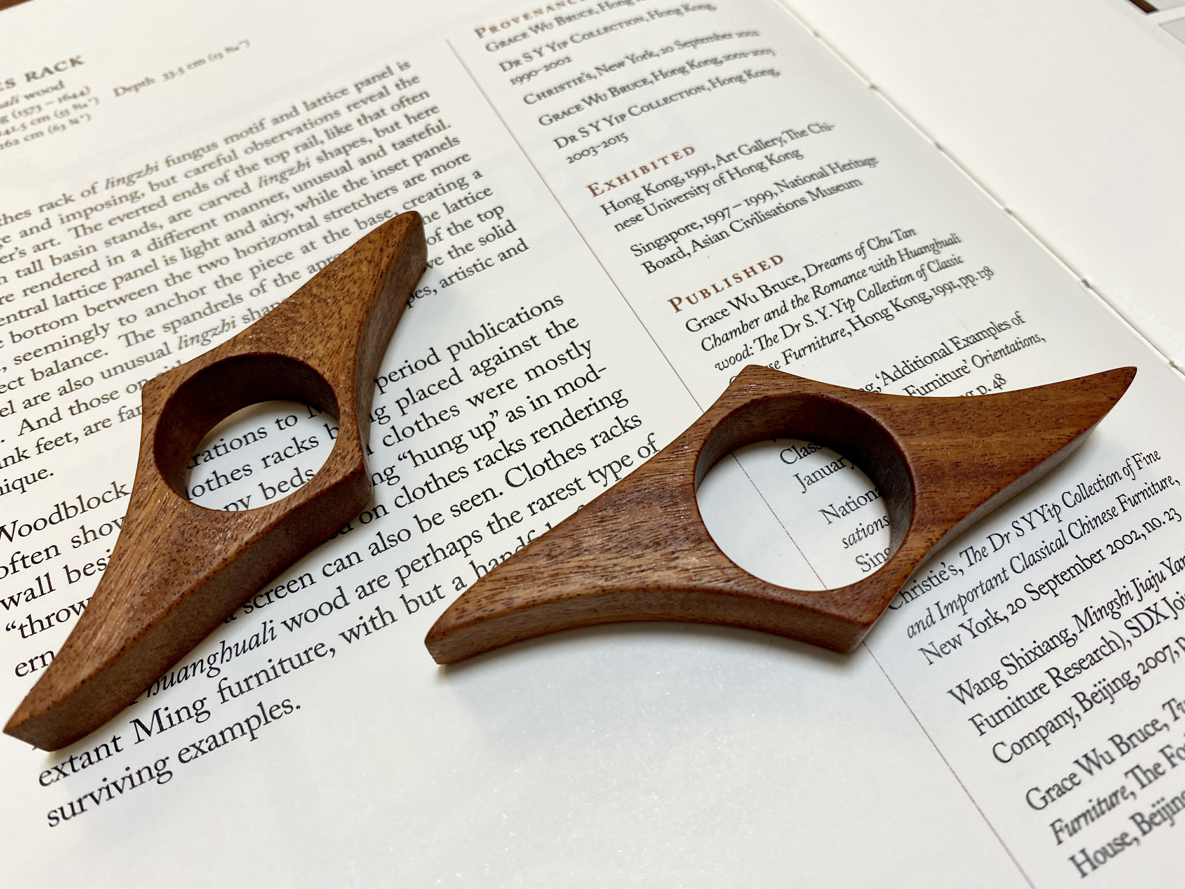 wooden thumb book holder wooden thumb book holder