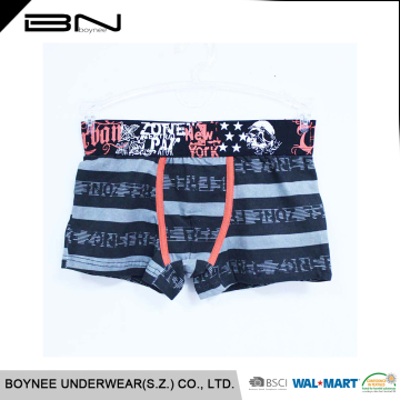 China Supplier Young Boys Boxer Printed Young Boys Boxer Logo Printed Young Boys Boxer