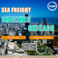 Internationale Meeresfracht von Shenzhen nach Chicago