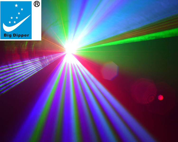 Hot Sale Big Dipper RGB 5W Full Color Animation Laser Stage Light for dj show