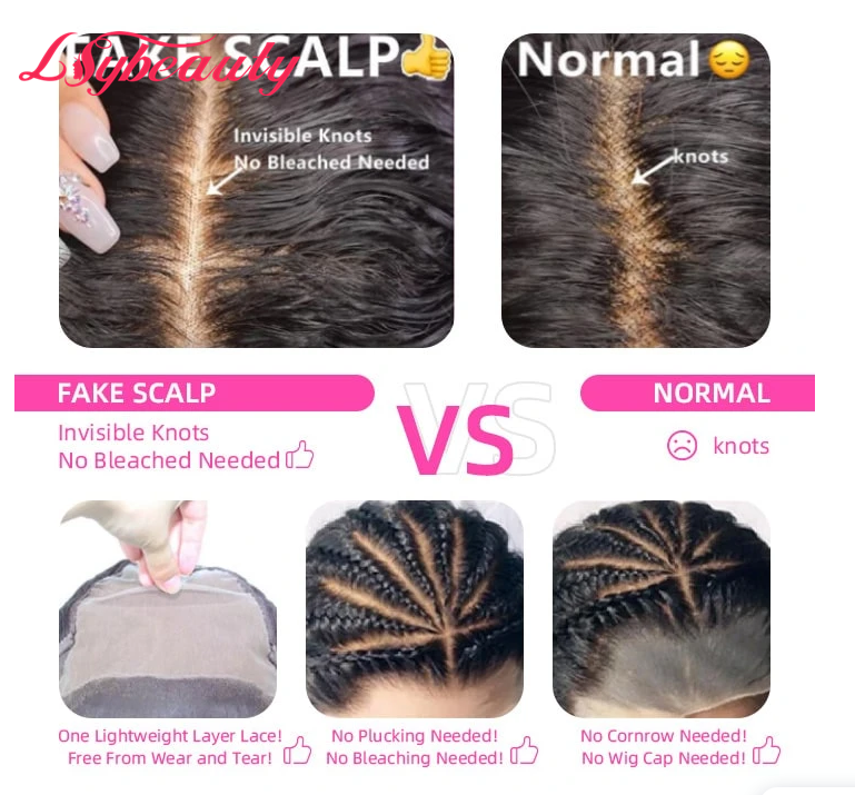 New Method Premade Fake Scalp Human Hair Lace Front Wigs Pre plucked Brazilian Deep Curly Amazon Wigs Glueless Lace Wigs