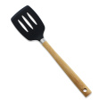 6pcs silicone kitchen utensils with wood handle