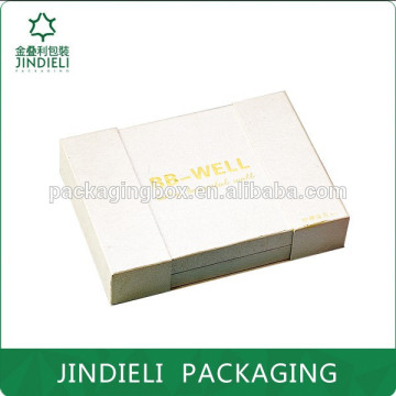 white cardboard cosmetic box packaging