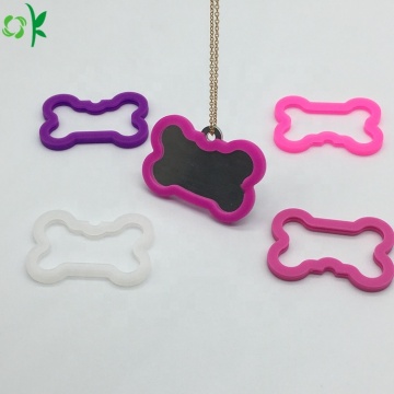 Custom Cartoon Shaped Dog Tag Silicone