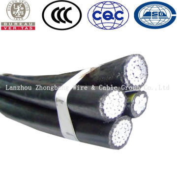 Overhead line fitting insulated electric power cable