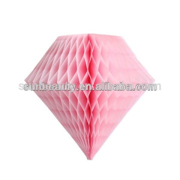 Wedding Diamond Paper Honeycomb Decorations