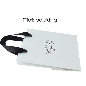 Beauty Cosmetic Eyelashes Coated Paper Bag