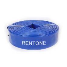 Blue PVC 2 Inch Lay Flat Irrigation Discharge Water Hose: Flexible Water Discharge Solution