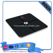 150kg Electronic bluetooth body fat scale with IPO Glass