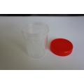 Schroefdekking urine cup transparant