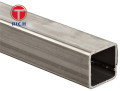 ASTM A312 304 /304L /316 /Yüksek sıcaklık ve genel korozif için hassas paslanmaz çelik kare tüp