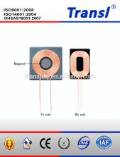 China manufacturer of copper induction coil qi wireless charging coil