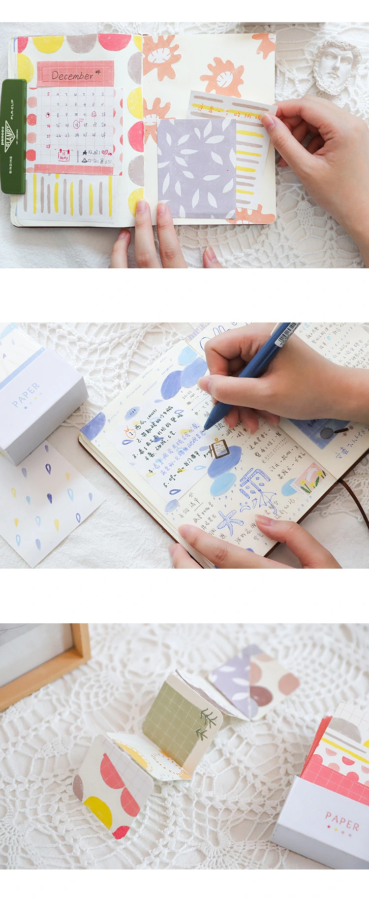 Paper Box Package Paper Notes Pad