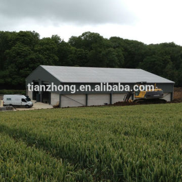 prefab steel frame farm warehouse building