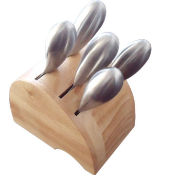 Wood block cheese knife italian cheese set