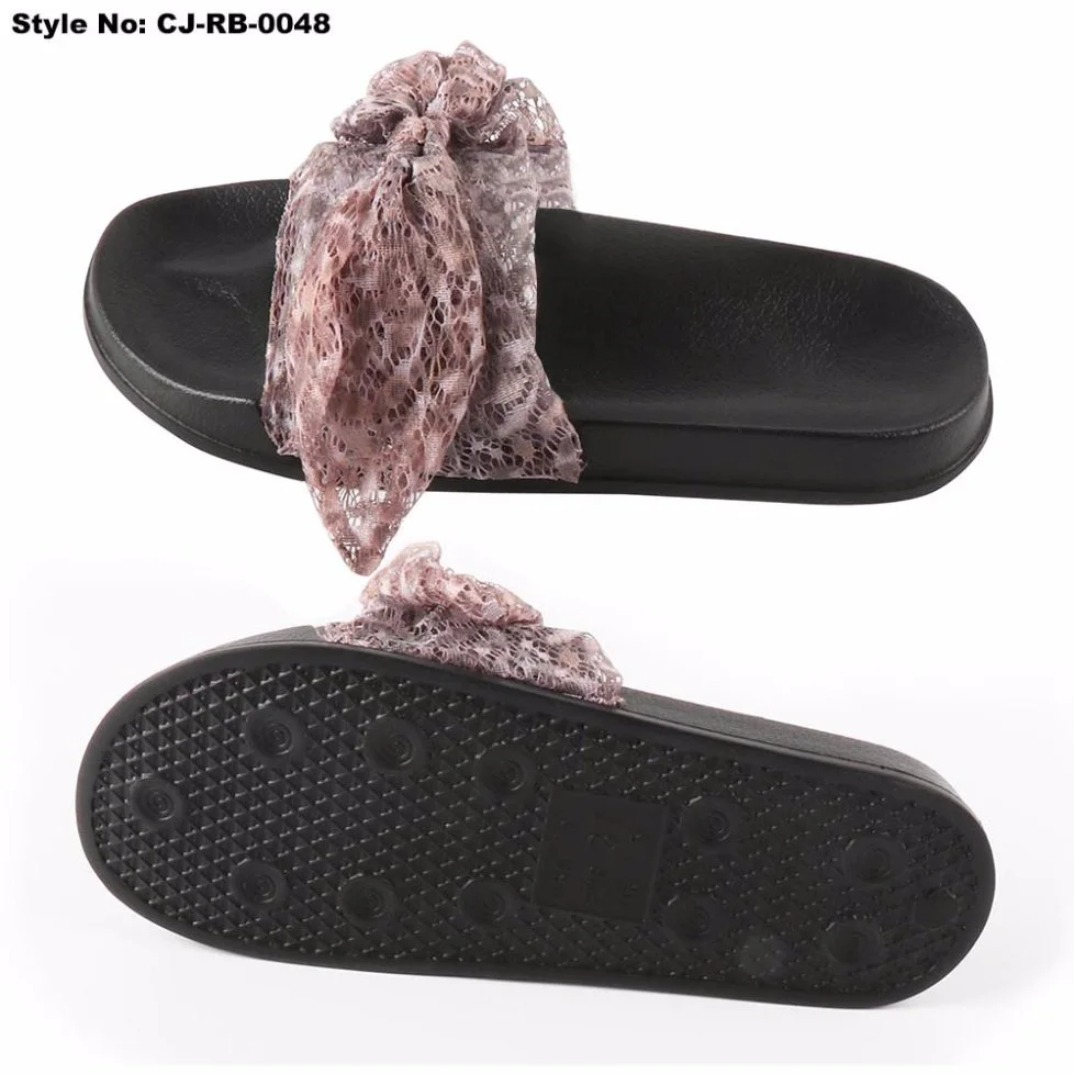 Lace Upper Fancy Slipper for Ladies EVA Slippers Sandals