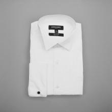 Pure Cotton Solid Color Tuxedo Shirt for Men
