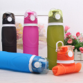 Sport+silicone+collapsible+water+drinking+bottle