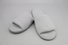 Open Toe Terry Cloth Spa Slippers Wholesale