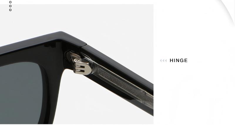 Mellume Vintage Geometric Flat Top Square PC Frame Sunglasses ME2144-Hinge Mellume Vintage Geometric Flat Top Square PC Frame Sunglasses ME2144-Hinge