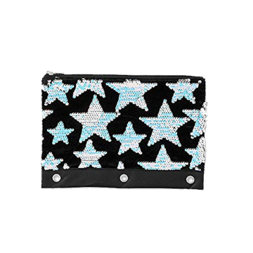 SEQUIN STAR PENCIL CASE-0