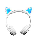 Auriculares de oreja de gato con cable de fábrica profesional la mejor calidad