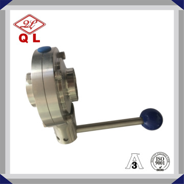 Welded Sanitary Stainless Steel Butterfly Valve