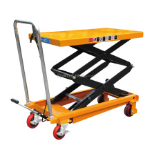 350kg Hand Hydraulic Double Scissor Lift Trolley