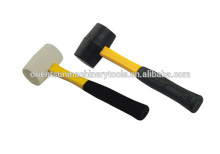 rubber hammer with fibreglass hammer
