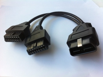 OBD2 to open end cable, OBDII to cigarette cable, OBD2 OBDII manufacturer