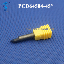 PCD CNC router bits, 6mm Diamond Router Bits, 45degree Stone/granite marble engraving bits