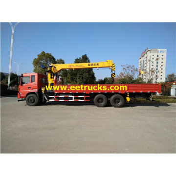 DFAC 6x4 10ton Motocin tare da Cranes