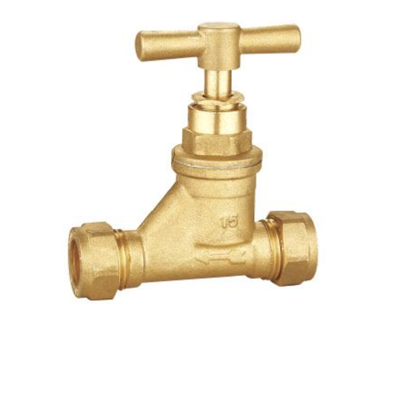 1/2-1 inch Brass Prise cock Ferrule cock valve for water control flow