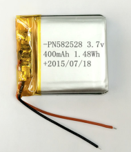 3.7v 400mAh Lithium Ion Polymer Battery (LP2X2T5)