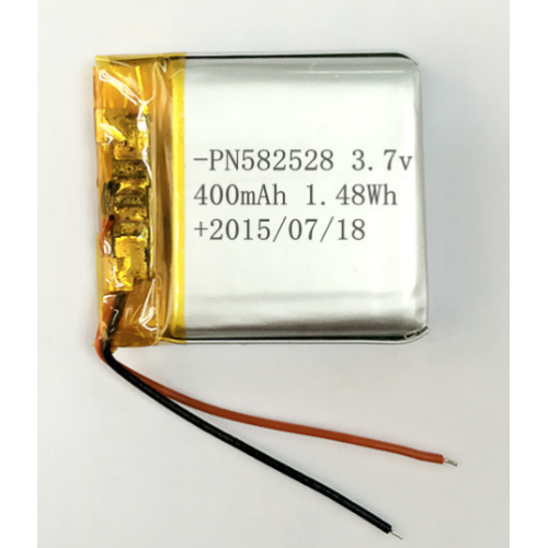 Batterie de polymère d'ion de lithium de 3.7v 400mAh (LP2X2T5)