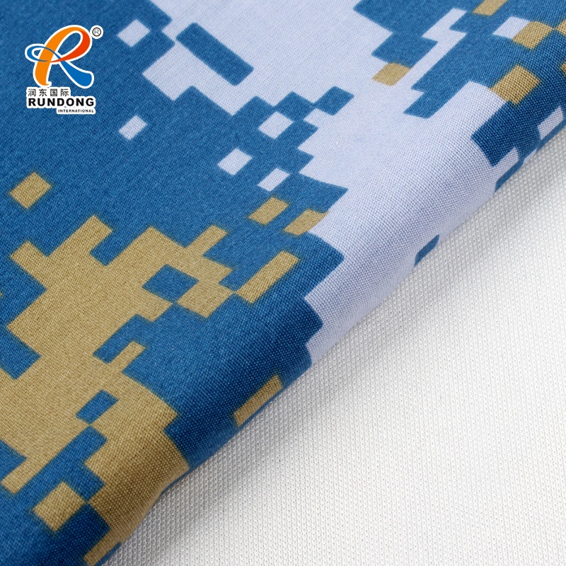 polyester cotton fabric black ripstop camouflage fabric