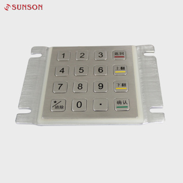 Gaming machine keypad