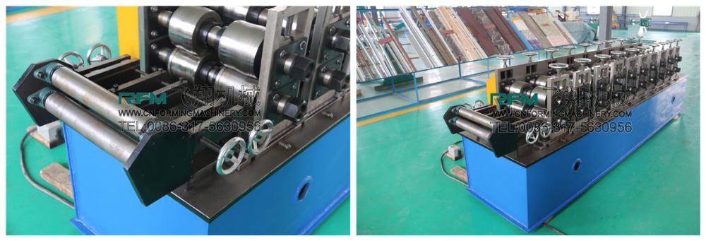 Fashionable patterns light steel c structure hat roll channel forming frame plate iron sheet purlin making machine