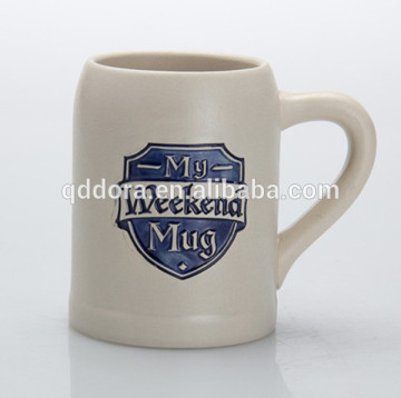 promotional cheap ceramic beer mug/Wholesale personalized beer mugs/beer mug custom printed