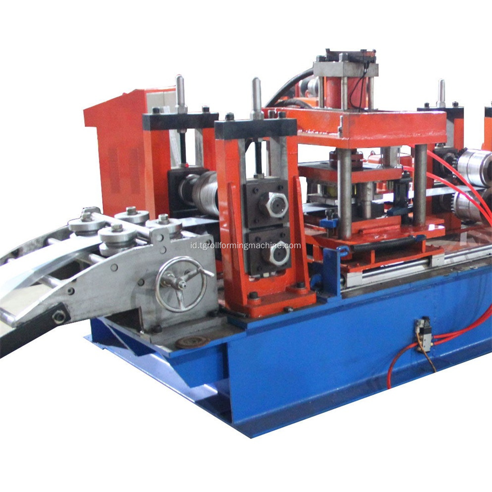 Baja Logam Palisade Pagar Post Roll Forming Machine