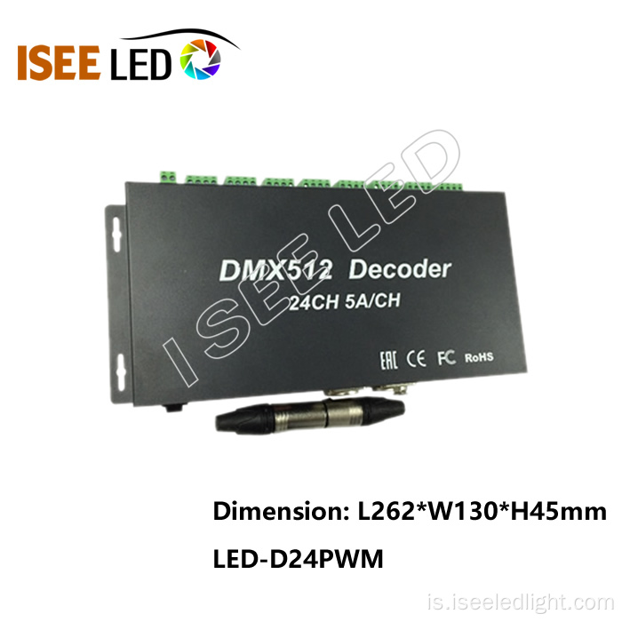 DMX 24CHANNELS LED DECODER DRIVER LED RGB Strip