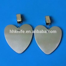 stainless steel heart shape tablecloth clip weight