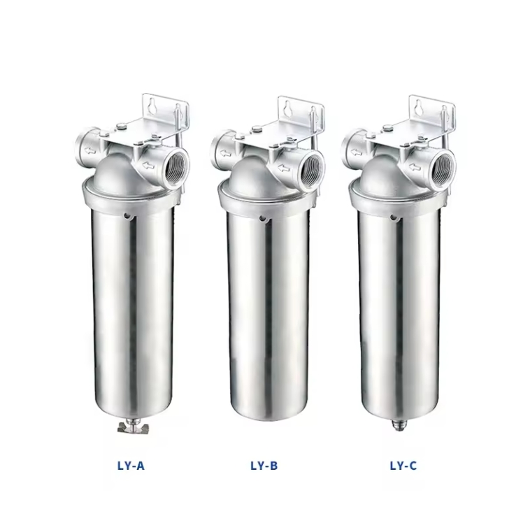 10 inç Paslanmaz Çelik Tek Kartuş Filtre Gemisi 10 inch Stainless Steel Single Cartridge Filter Vessel