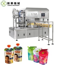 Shantou Clear Drink Stand Up Pouch Filling Machine | Milk Pouch & Liquid Packing Equipment