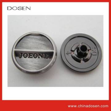 four partspress button zamak spring press stud button garment button with custom logo