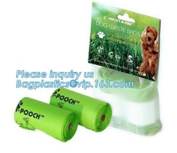 disposable pet waste dog poop bags, pet poop doggy bag, christmas biodegradable dog poop bags