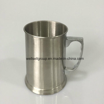 450ml Stainless Steel Tankard with Alloy Handle