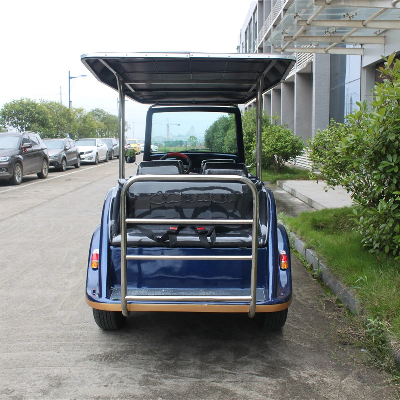 4+2 Blue Electric Classic Car for Hotel